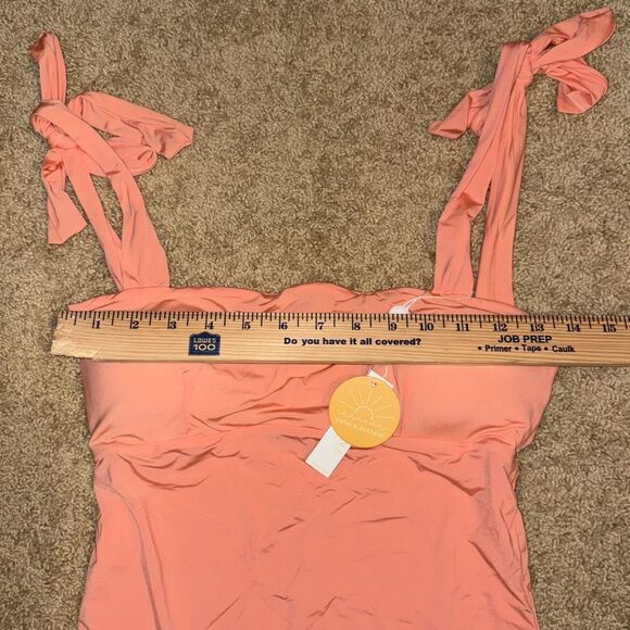 Citrine Swimwear India one piece‎ swimsuit salmon pink size M NEW - Picture 2 of 10